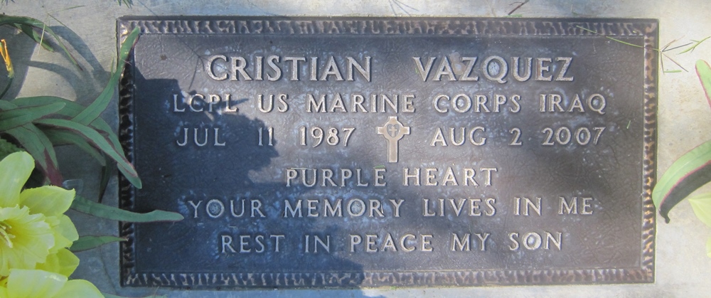 American War Grave Pleasant Valley Cemetery