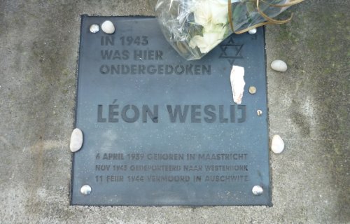 Monument commemorating Leon Wesly #1