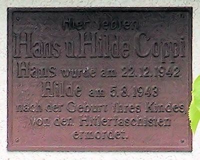 Memorial Hans and Hilde Coppi #1