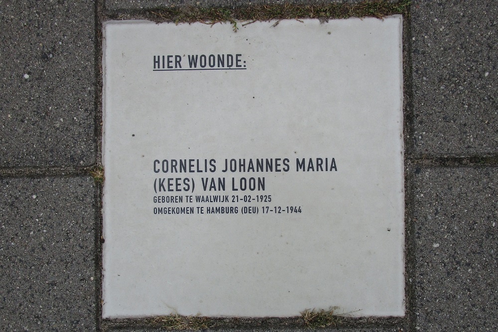 Memorial Stone Meester van Coothstraat 41