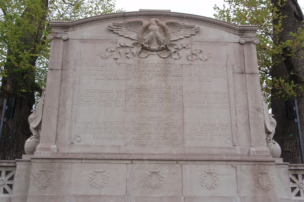 Monument Robert Gould Shaw en het 54th Regiment #2