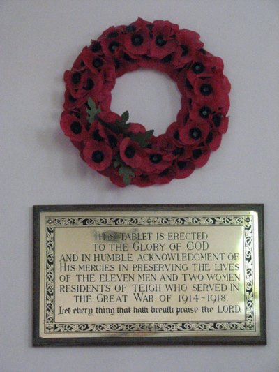 War Memorial Teigh