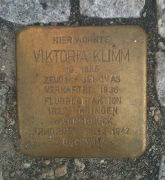 Stolperstein Entenbachstraße 45 #1