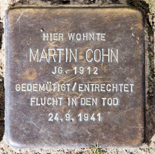 Stolpersteine Dahlmannstraße 1 #3