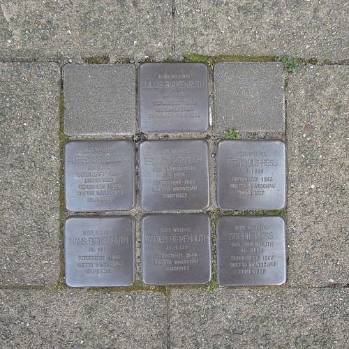 Stumbling Stones Hannoversche Straße 8
