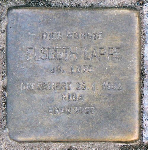 Stolpersteine Landhausstraße 9 #1
