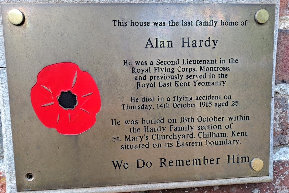 Gedenkteken Alan Hardy Chilham
