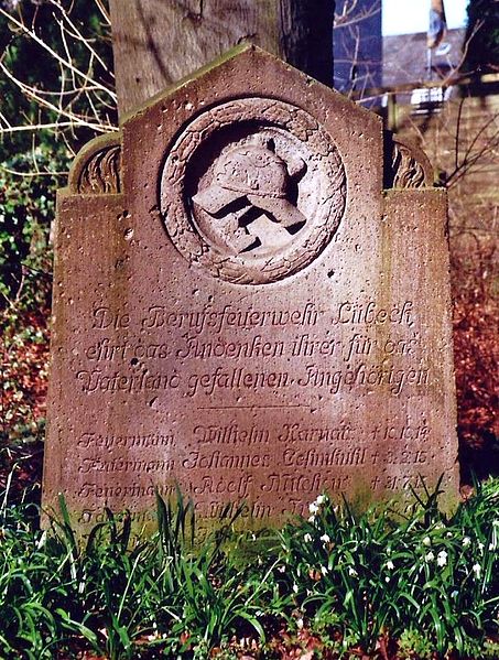 Monument Eerste Wereldoorlog Feuerwehr Lbeck