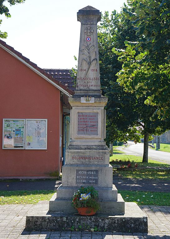 Oorlogsmonument Mignavillers #1
