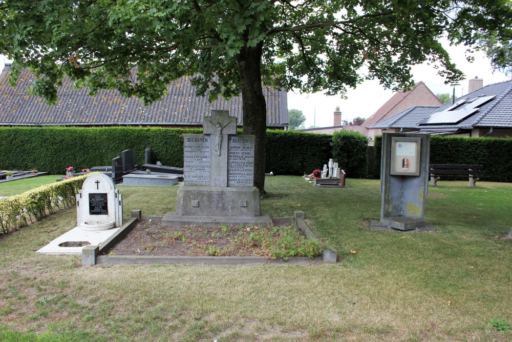 Oorlogsmonument Begraafplaats Kanegem