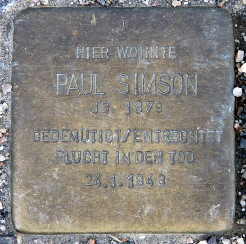 Stolpersteine Lessingstraße 8 #5