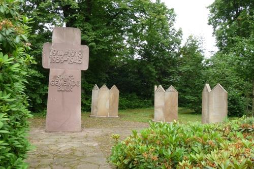 Oorlogsmonument Begraafplaats Buer