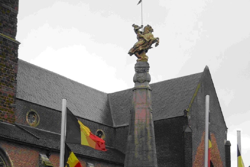 War Memorial The Battle of the Silver Helmets Halen