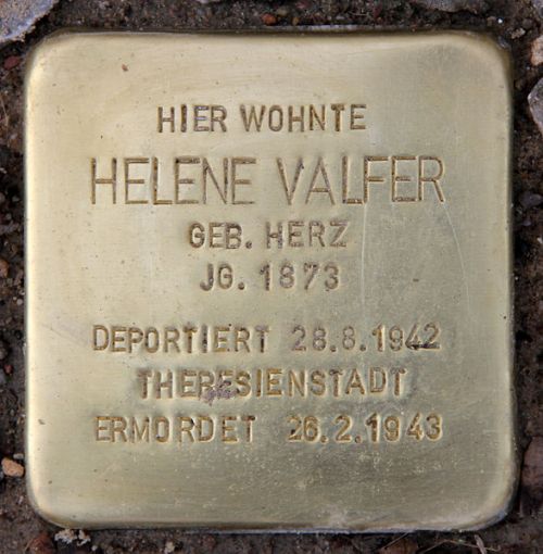 Stolperstein Gotha-Allee 17