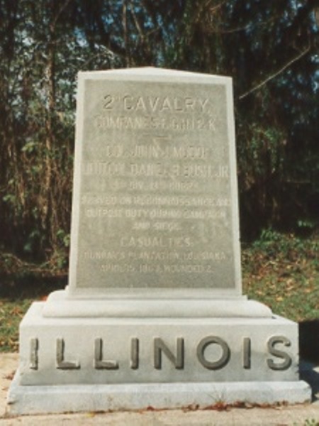 Monument 2nd Illinois Cavalry (Union)