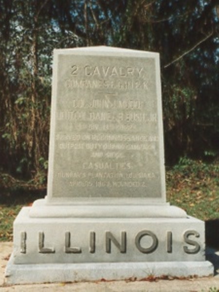 2nd Illinois Cavalry (Union) Monument #1