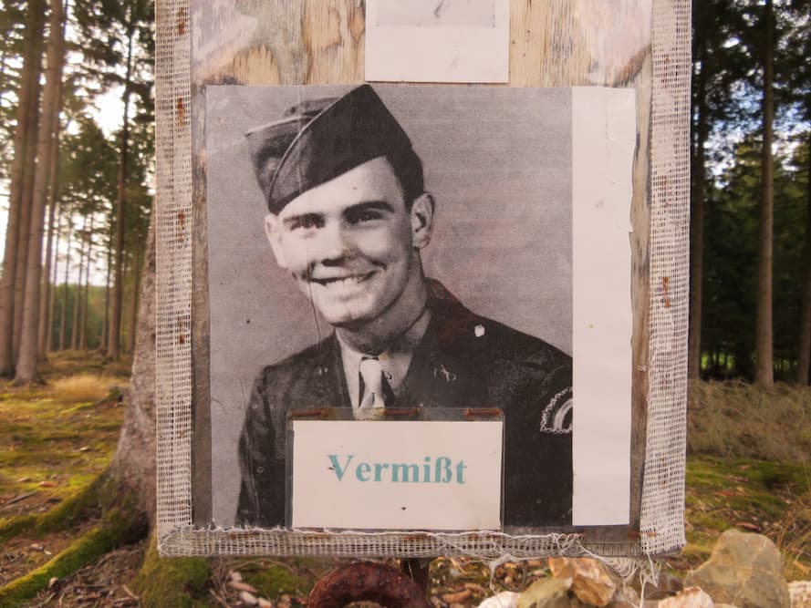 Gedenkteken Vermiste US soldaten Hürtgenwald #4
