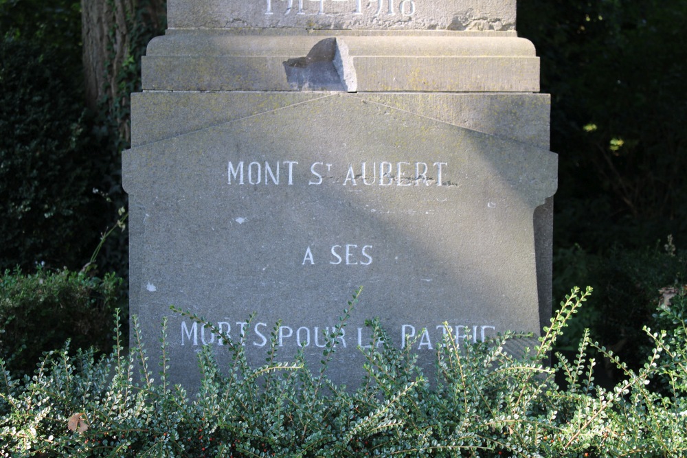 Oorlogsmonument Mont-Saint-Aubert #3
