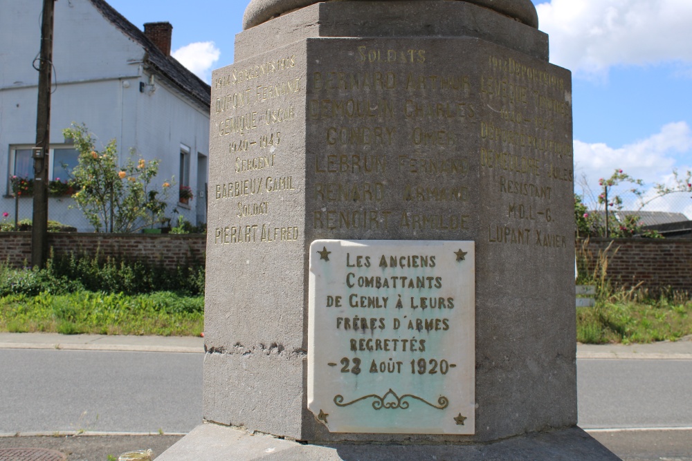 Oorlogsmonument Genly	 #2