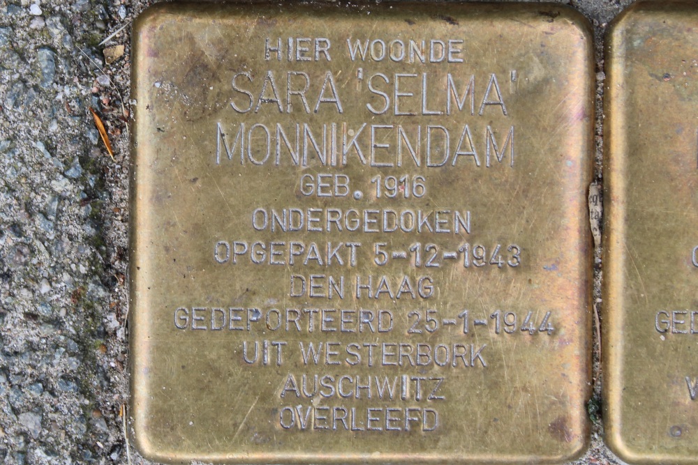 Stolpersteine Rubensstraat 90 #2