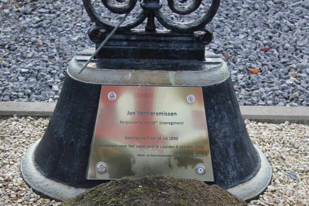 Belgian War Grave Rijkel	 #2