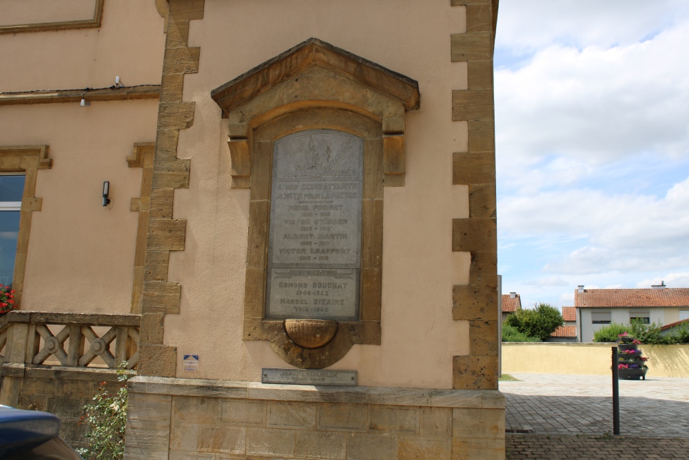 Commemorative Plate War Victims Dampicourt #2