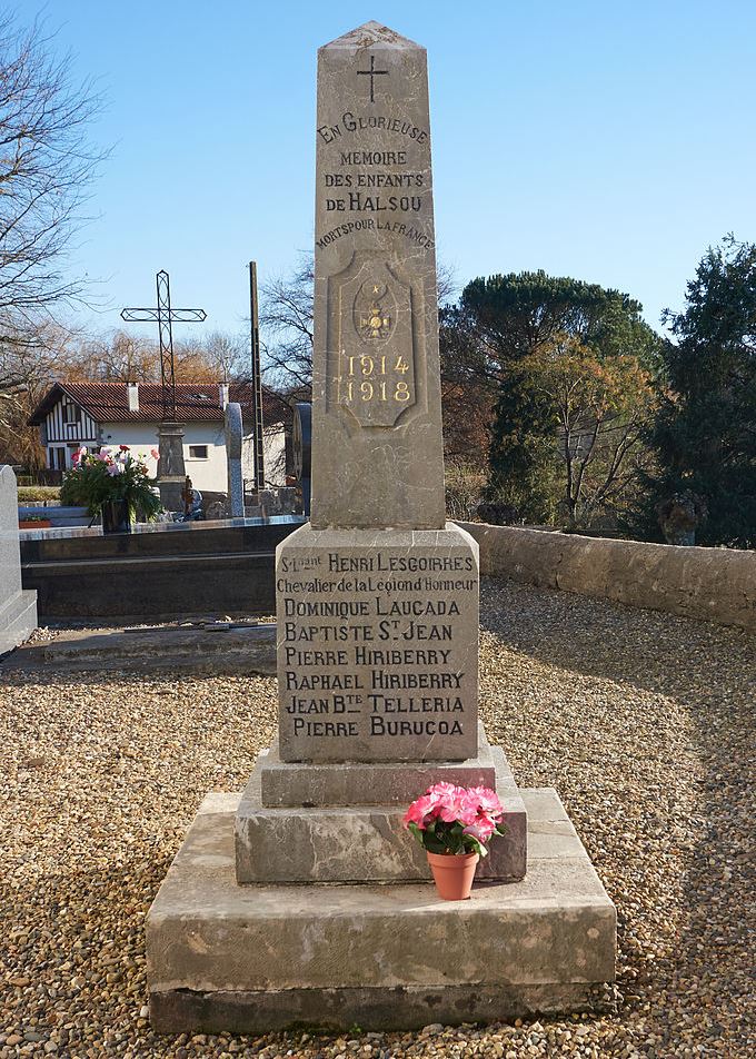 World War I Memorial Halsou