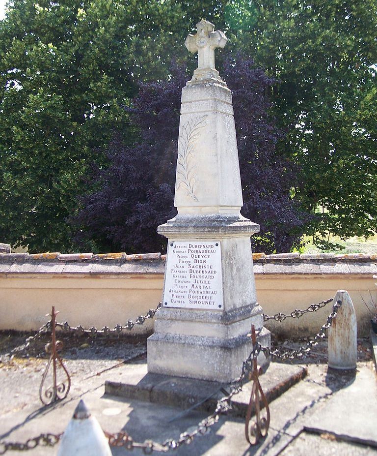 Monument Eerste Wereldoorlog Peyrière