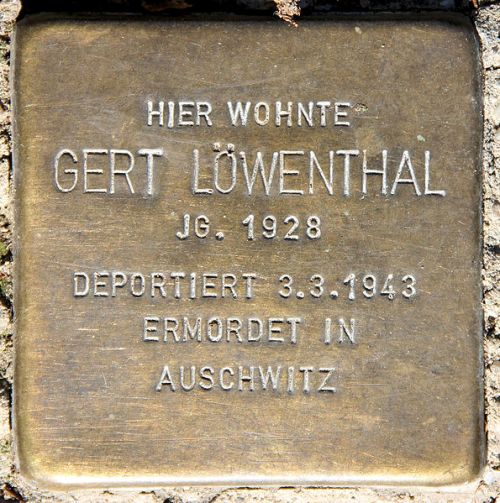 Stolpersteine Stierstraße 20 #2