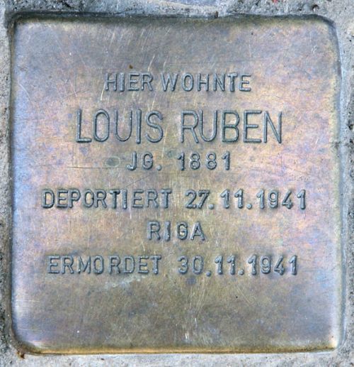Stolpersteine Joachim-Friedrich-Straße 20 #3