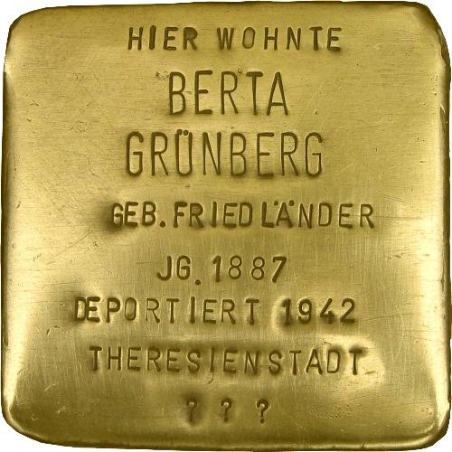 Stolpersteine Rathausstrae 23 #1