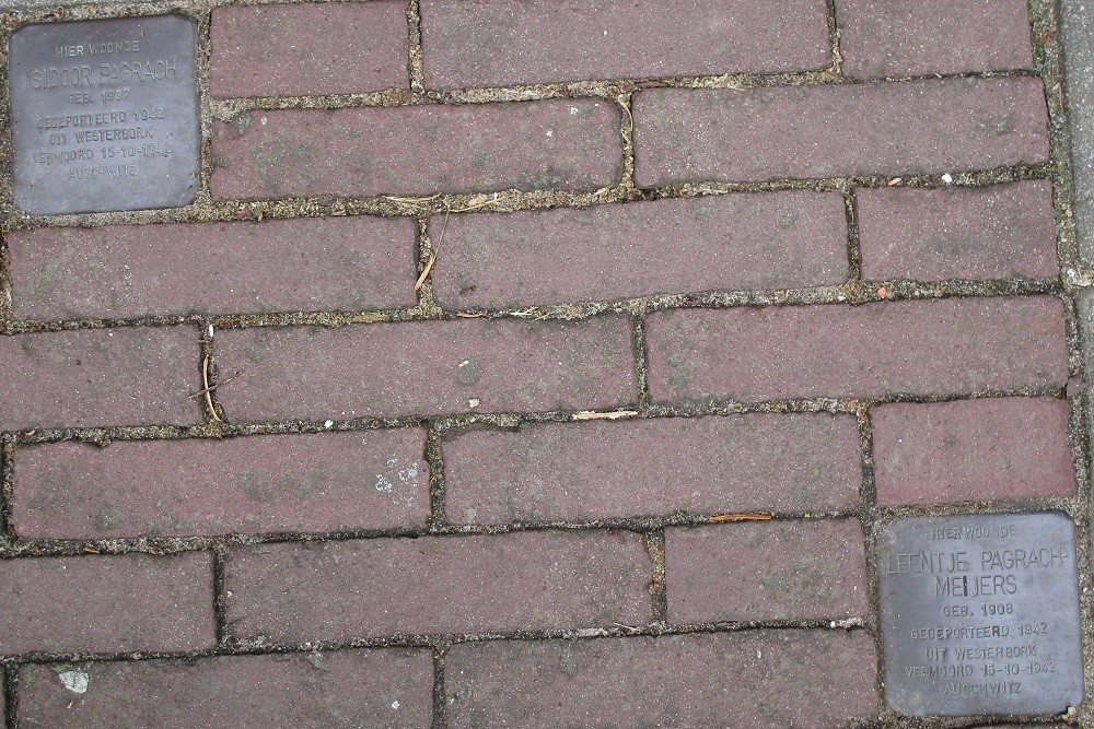 Stolpersteine Paul Krugerstraat 25 #4