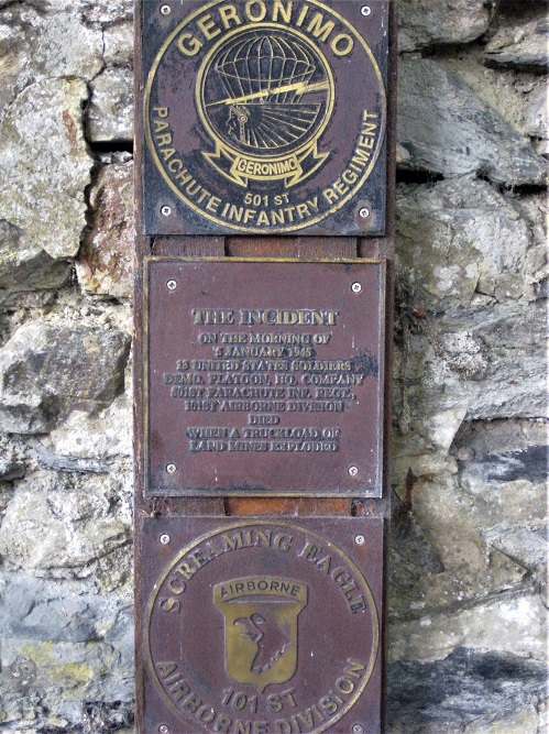 Monument Explosie Landmijnen Bastogne #3
