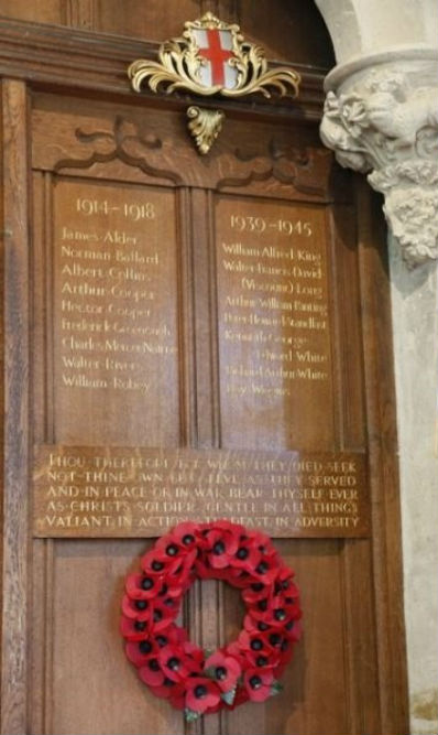 Oorlogsmonument Holy Trinity Church