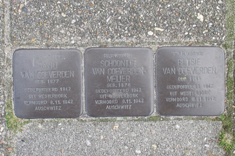 Stolpersteine Sallandsestraat / Wilhelminasingel #1