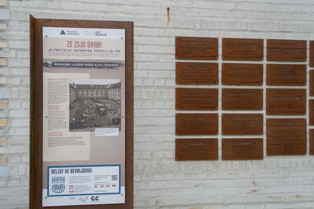 Infobord 75 Jaar Bevrijding WOII Mechelen #2