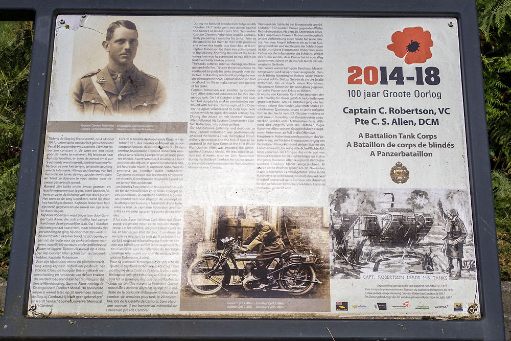 Robertson's Bridge Memorial Zonnebeke #3