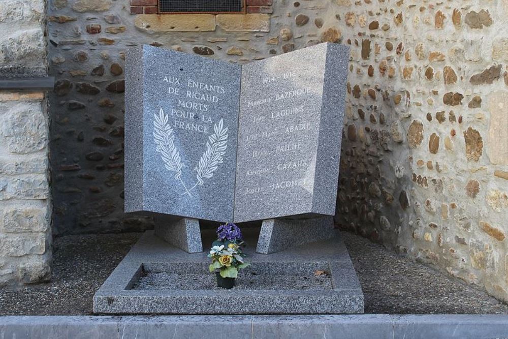 Monument Eerste Wereldoorlog Ricaud