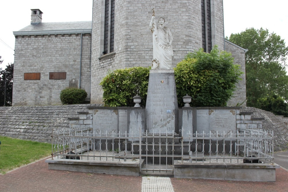 Oorlogsmonument Warnant-Dreye