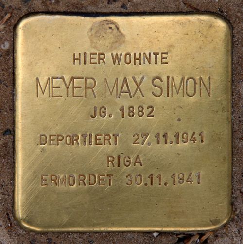 Stolpersteine Kleiststrae 31 #4