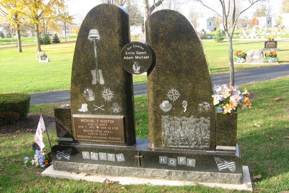 American War Grave Elm Grove Cemetery #1