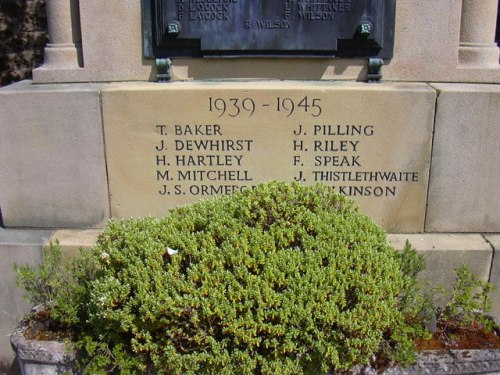 War Memorial Trawden #3