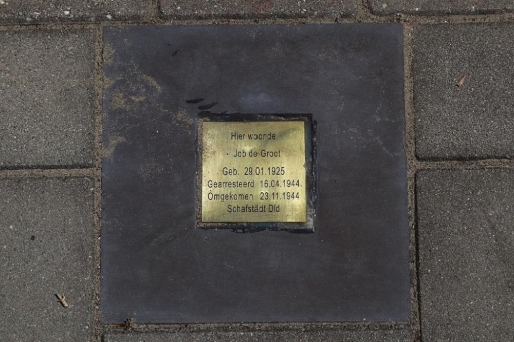 Memorial Stone Rijswijkstraat 29 #1