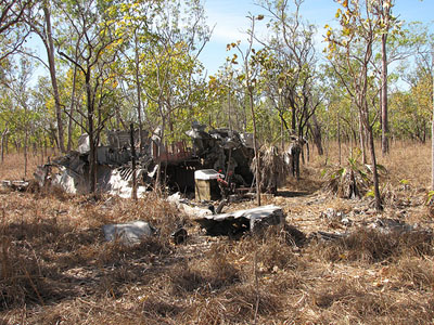 Crashlocatie & Restant B-24 Liberator Bommenwerper Hayes Creek #3