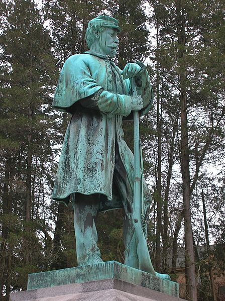 Monument Amerikaanse Burgeroorlog Springfield Cemetery