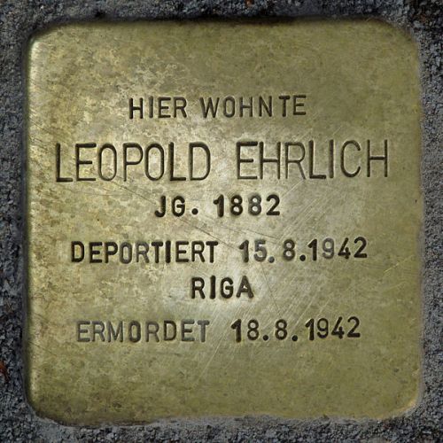 Stolpersteine Monumentenstraße 23
