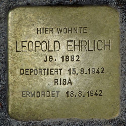 Stolpersteine Monumentenstrae 23 #1