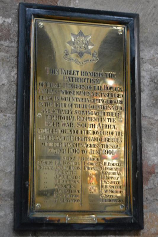 2nd Boer War Memorial Howden Company