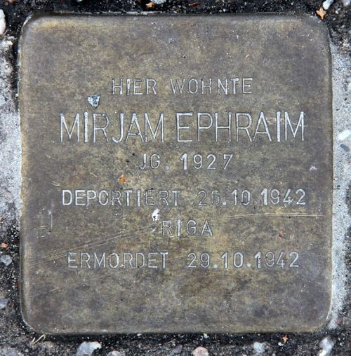 Stolpersteine Klopstockstraße 13 #3