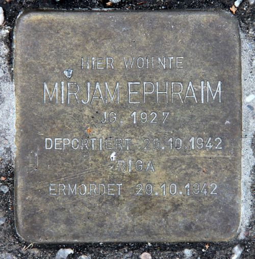 Stolpersteine Klopstockstrae 13 #3